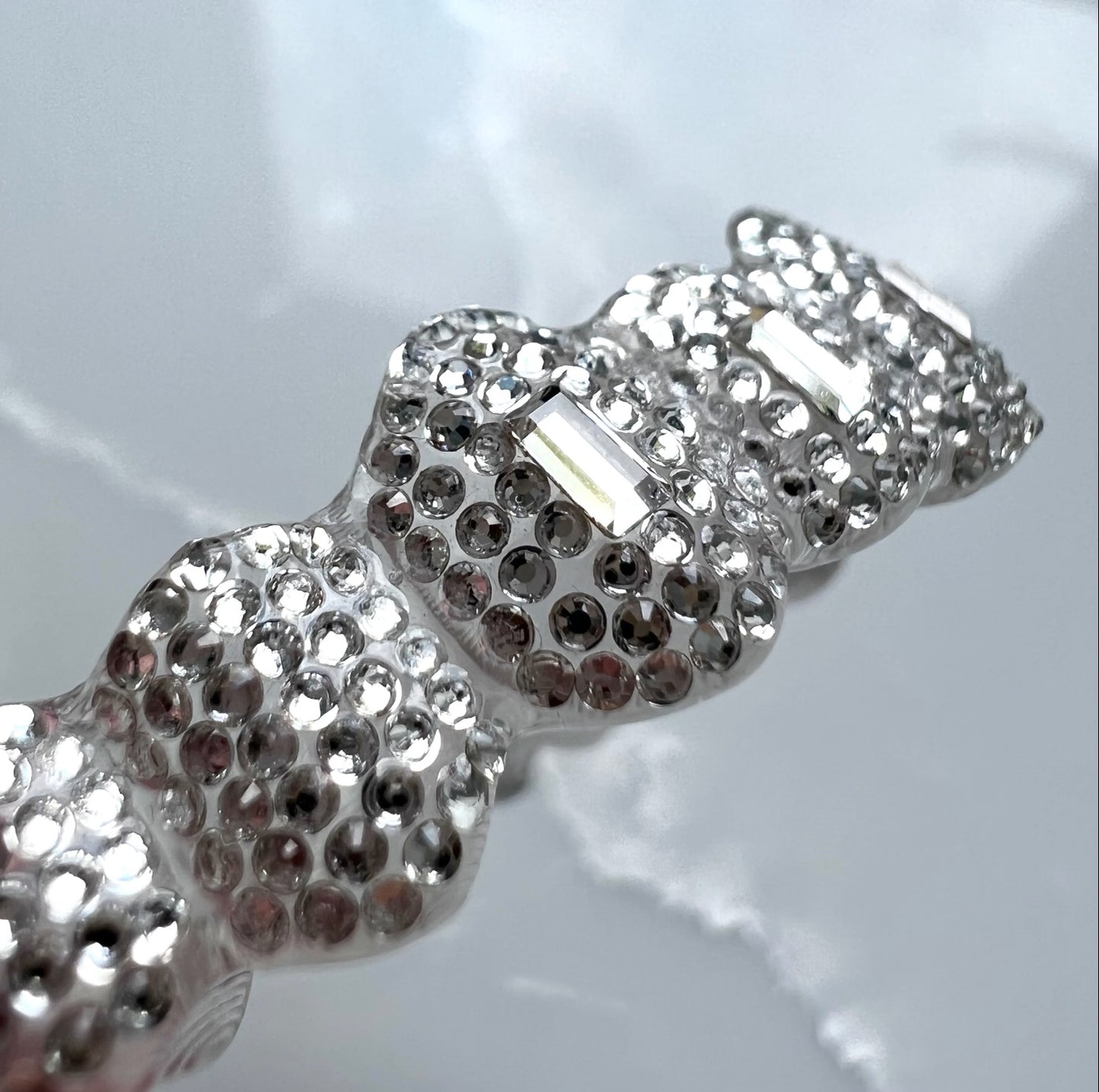 Clear Crystal Grillz LOWER TEETH ONLY