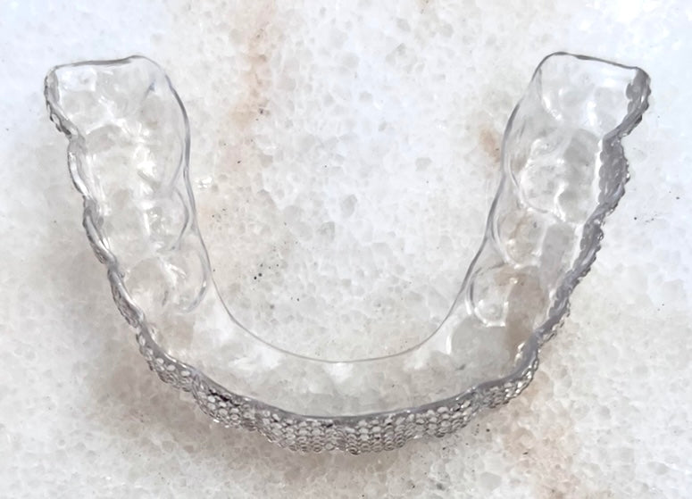Clear Crystal Grillz Original Design UPPER TEETH ONLY